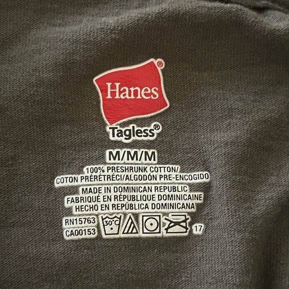 “Be Still And Know” Women’s Inspirational Tee - Gray/White - Medium - Picture 4 of 4